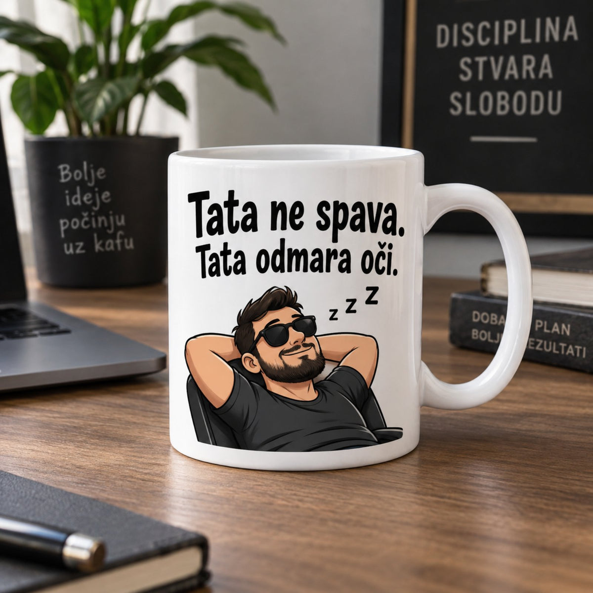 Tata odmara oči