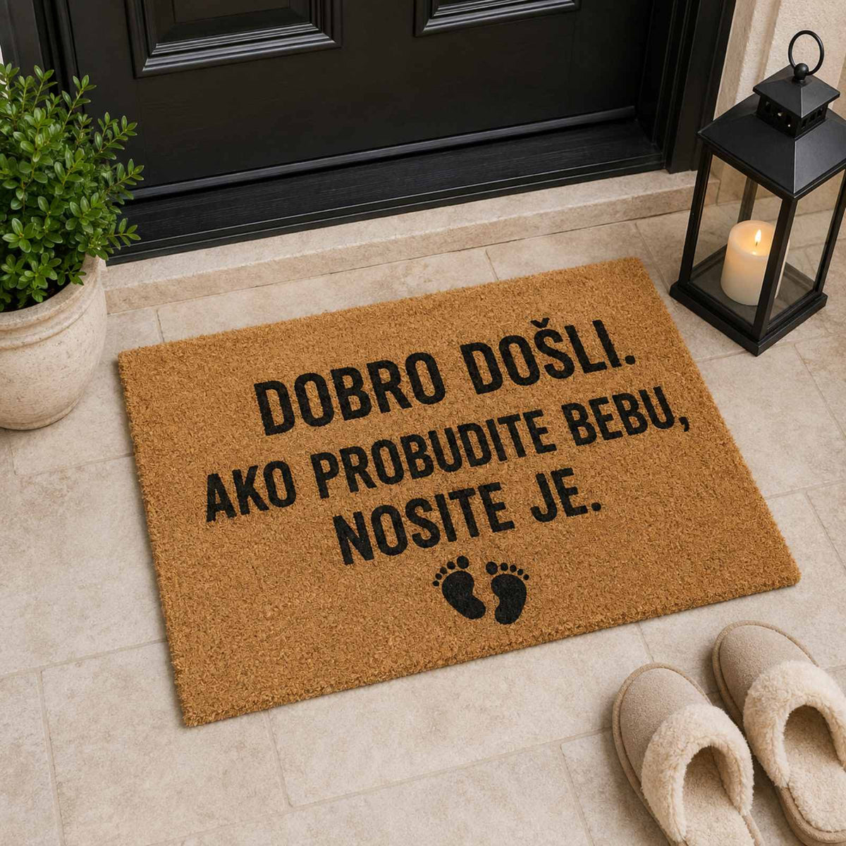 Dobro došli, ako probudite bebu. Nosite je