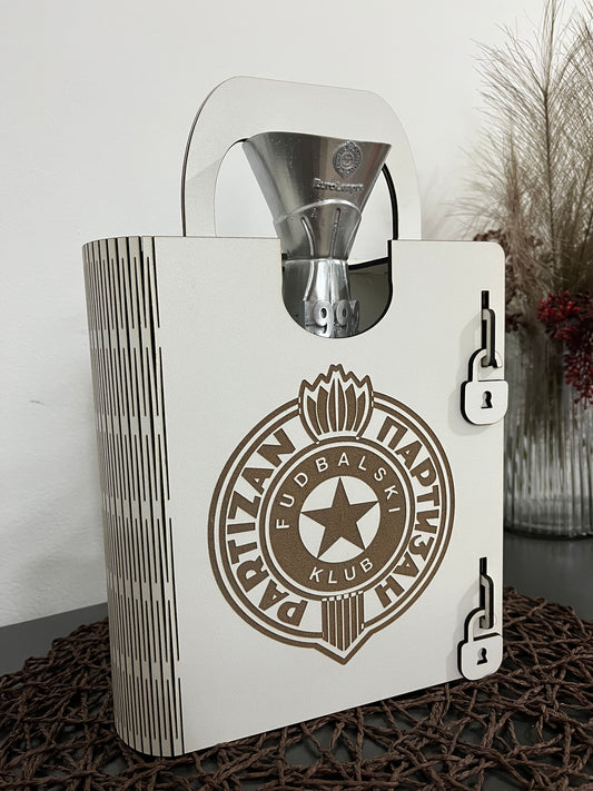 Partizan set flaša i kutija