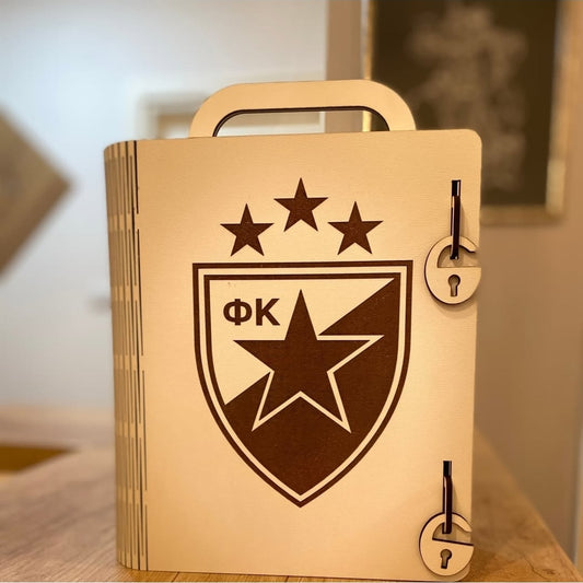 Crvena Zvezda kutija sa flašom