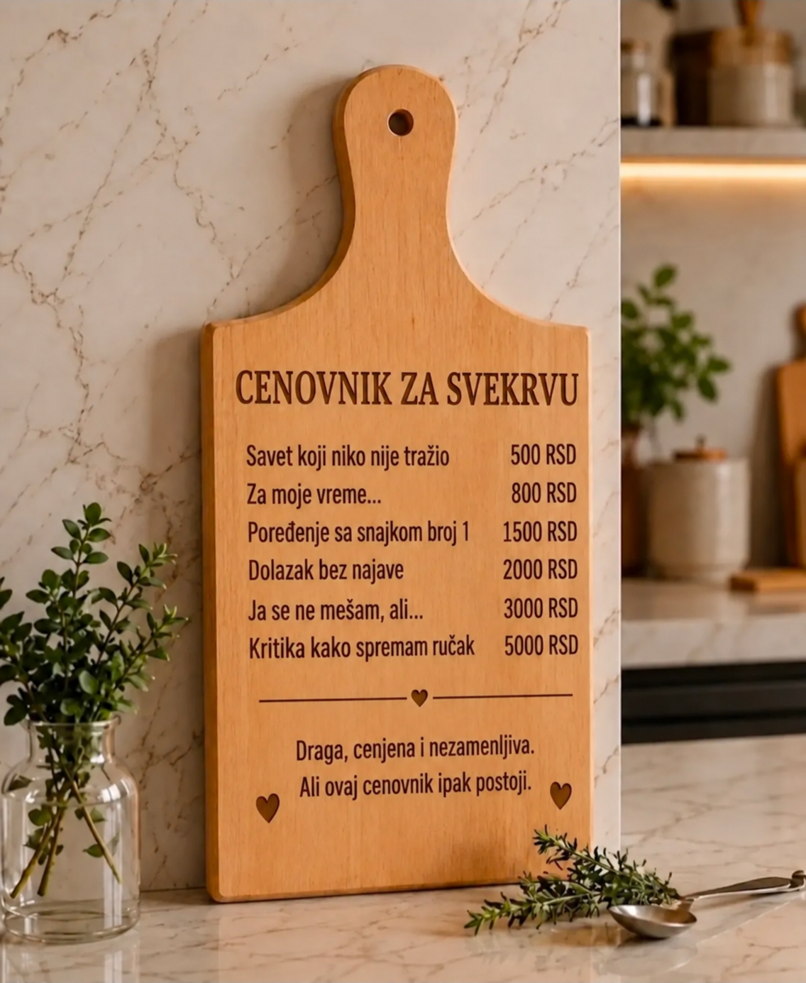 Cenovnik za svekrvu