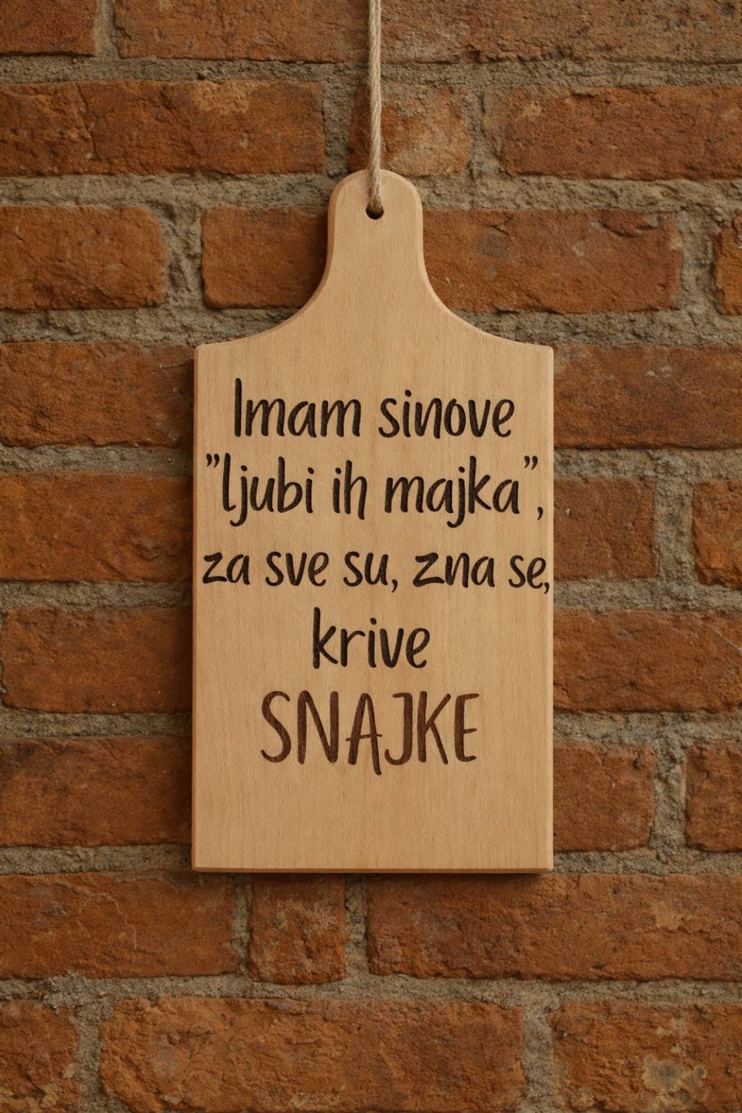 Imam sinove "Ljubi ih majka", za sve su, zna se, krive snajke