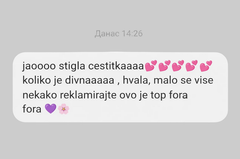 Poruka zadovoljnog kupca 10