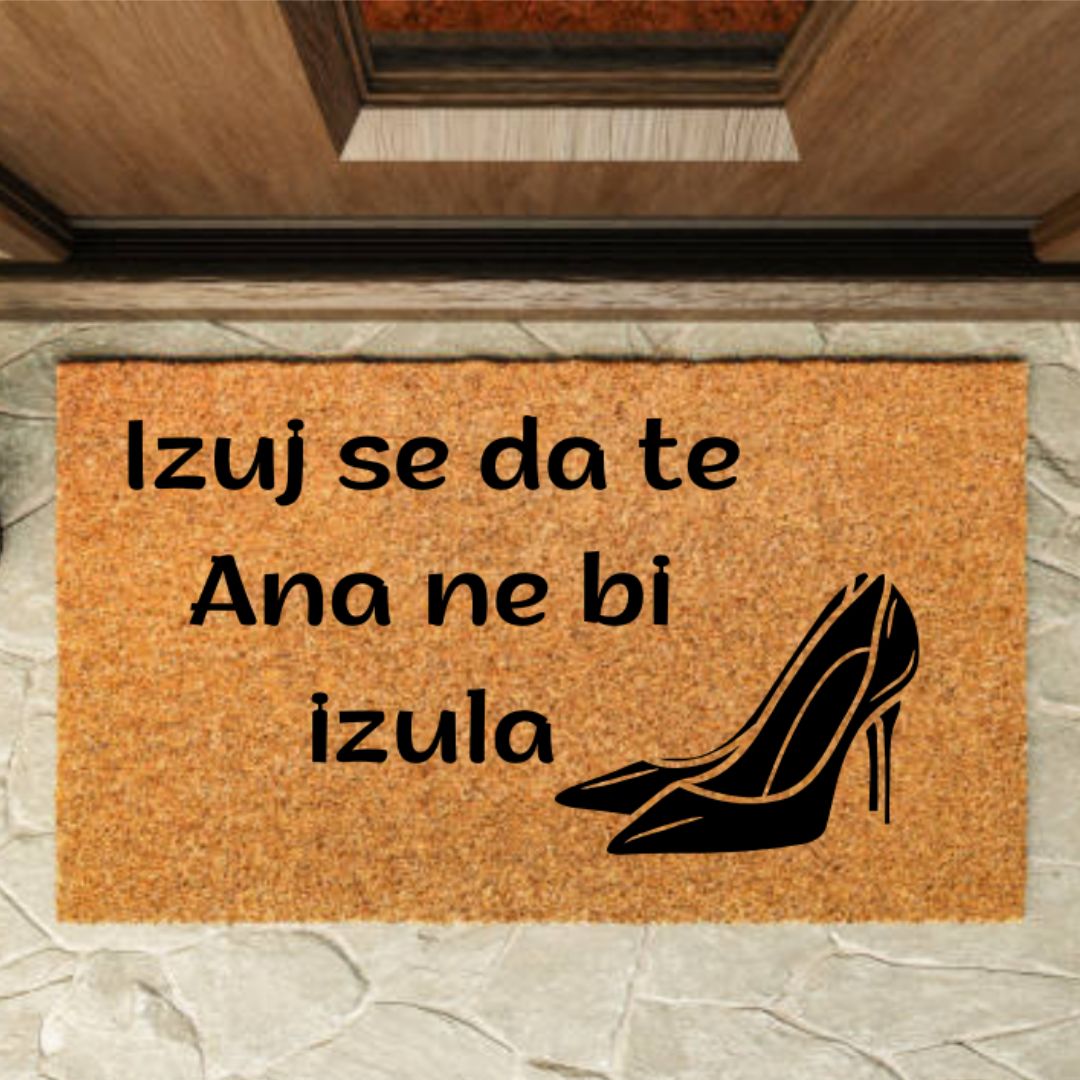 Kokos Otirač Personalizovan sa Slikom i Tekstom