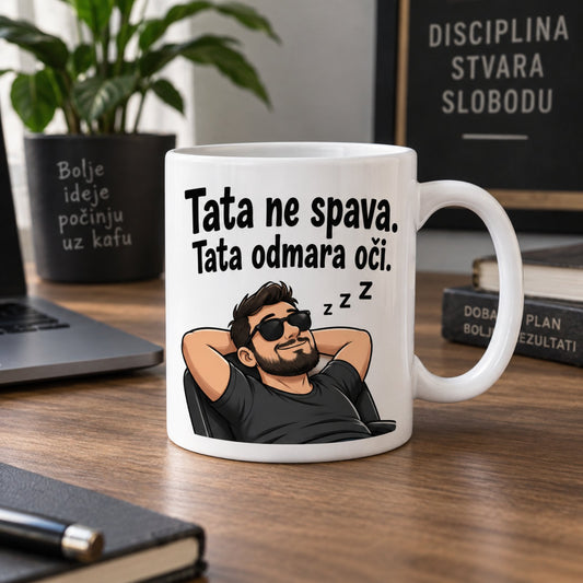 Tata odmara oči
