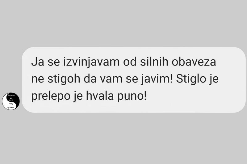 Poruka zadovoljnog kupca 2