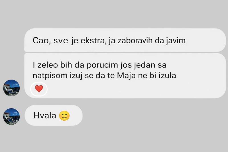 Poruka zadovoljnog kupca 3