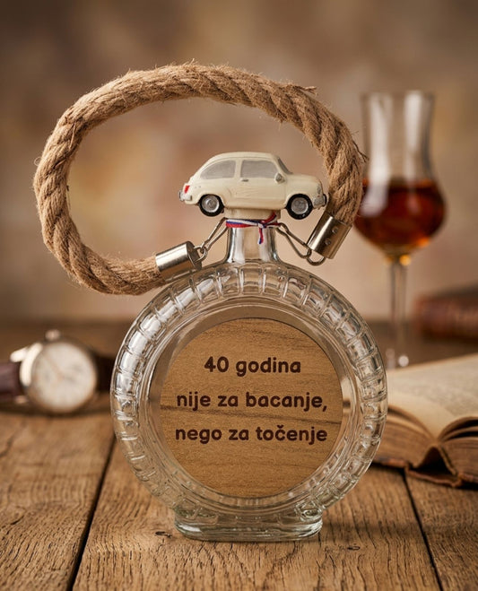 Flaša sa 3D čepom - 40 godina nije za bacanje, nego za točenje