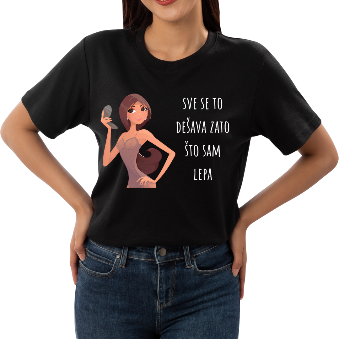 Majica "Lepa si"