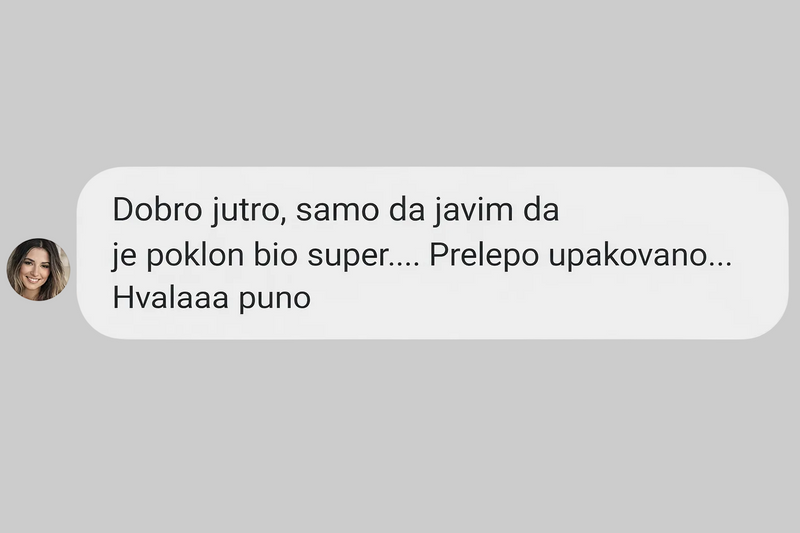 Poruka zadovoljnog kupca 5