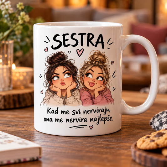Sestra - Kad je teško, njen zagrljaj leči