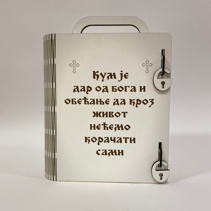 Kum je dar od boga - kutija sa flašom