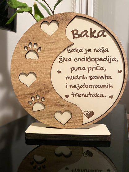 Ukrasni stalak - baka