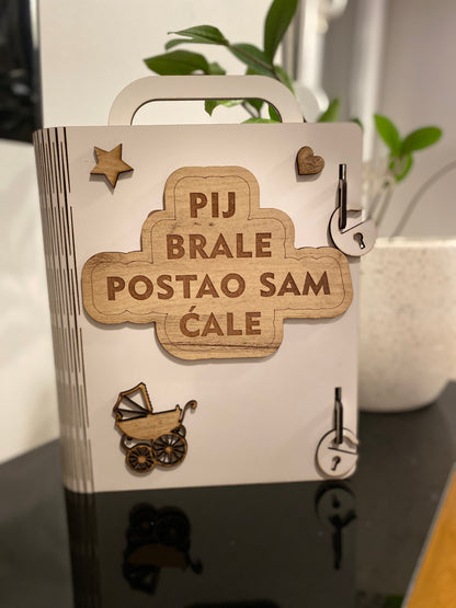 Personalizovana flaša za piće sa kutijom