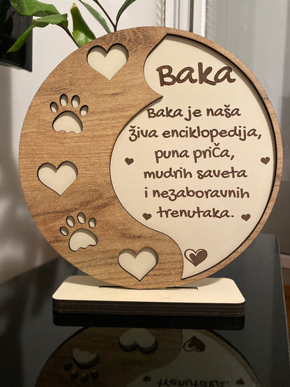 Ukrasni stalak - baka