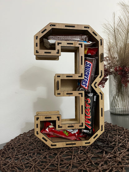 Kutija u obliku broja 3
