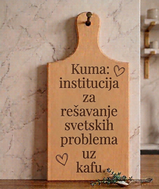 Daska - Kuma institucija za rešavanje svetskih problema uz kafu