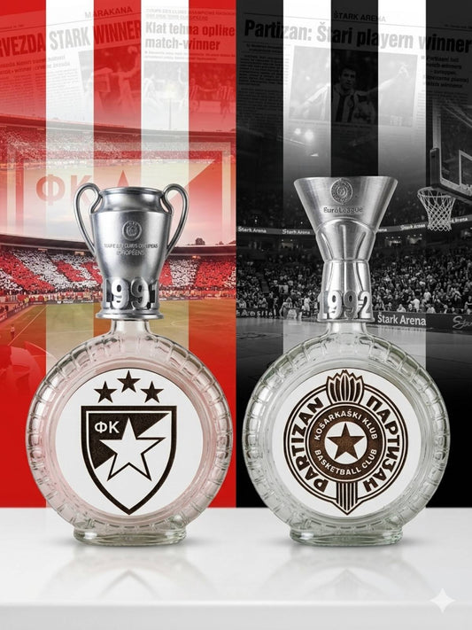 Flaša sa pehar čepom – Zvezda ili Partizan